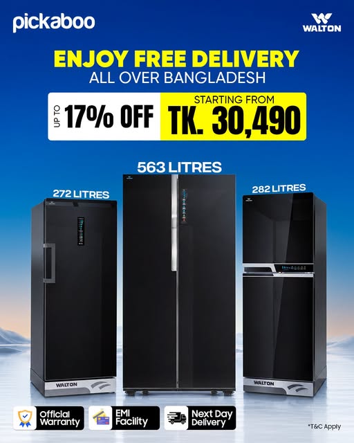 Walton Refrigerator up to 17% Off at Pickaboo