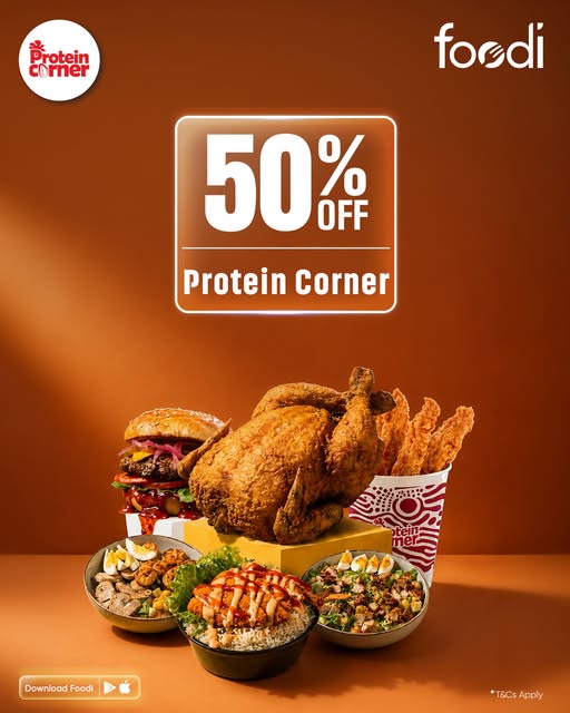 Flat 50% OFF at Protein Corner