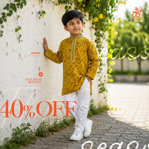 Panjabi Fest – Flat 40% OFF on Men's & Boys' Panjabi