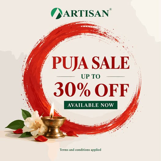 Up to 30% OFF at Artisan Outfitters Puja Sale