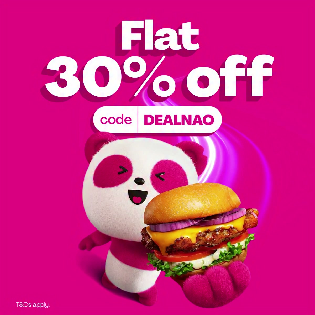 Flat 30% off food delivery