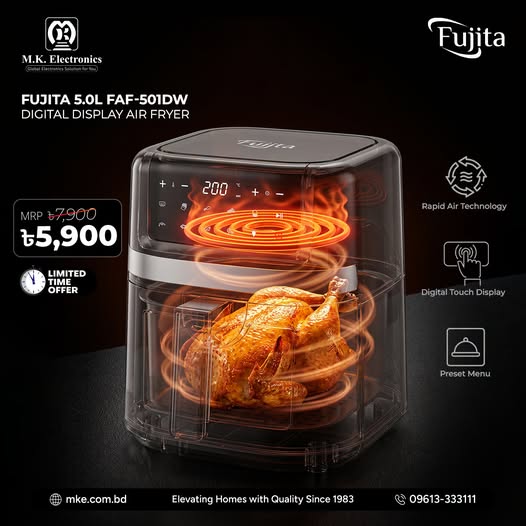 Fujita 5.0L Digital Air Fryer Special Price