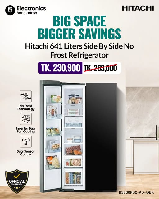 Hitachi 641 Liters Refrigerator Special Price