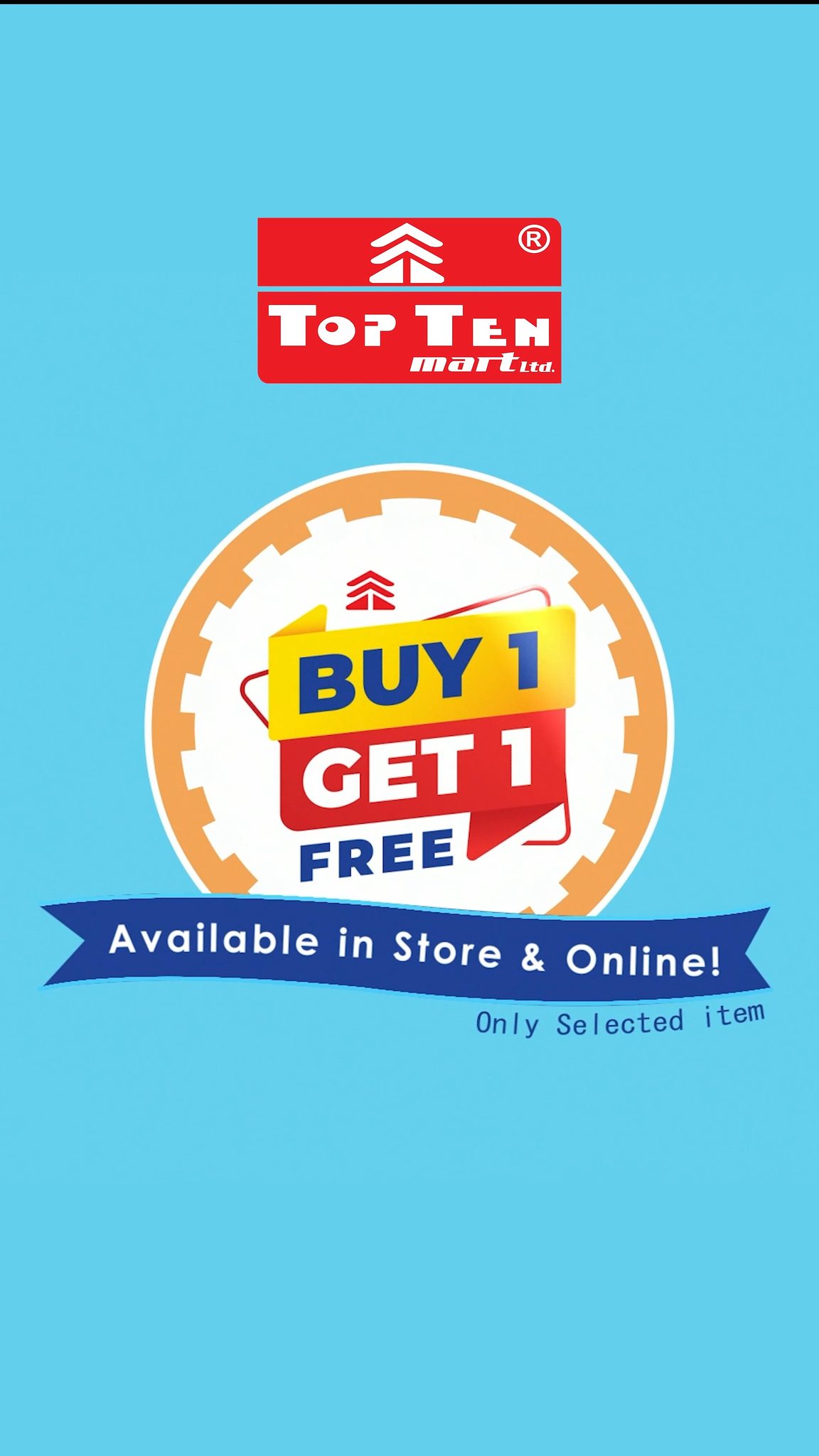 Buy 1 Get 1 Free on Selected Items