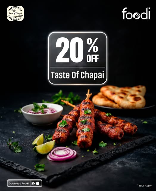 FLAT 20% OFF at Taste Of Chapai