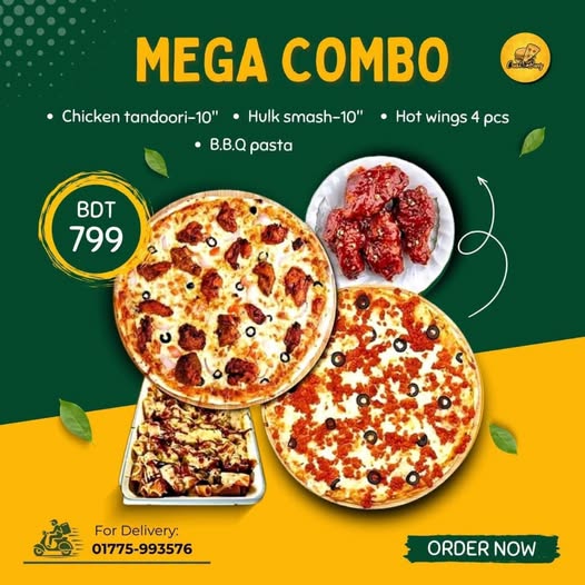 Mega Combo Offer at Crust & Bunz