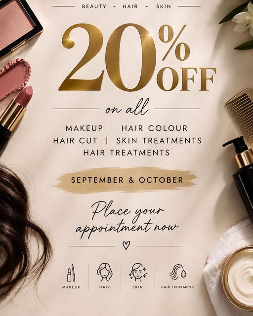 20% Off Beauty Services at Elegant Makeover and Fashion