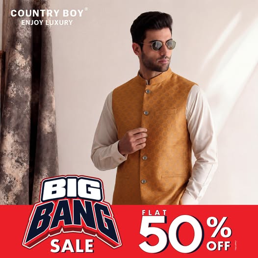 Flat 50% Off at Country Boy Lifestyle Big Bang Sale