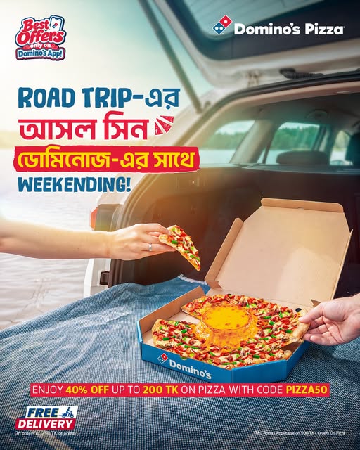 Up to 40% Off Weekend Deals at Domino's Pizza Bangladesh
