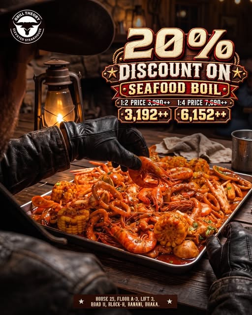 20% OFF on Seafood Boil