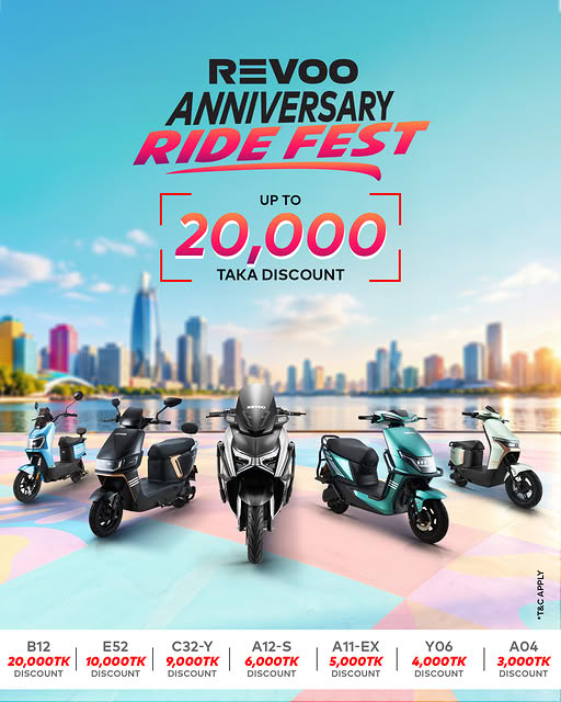 Anniversary Ride Fest - Up to Tk. 20,000 Discount