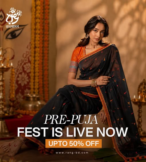 Pre-Puja Fest – Up to 50% OFF on Sarees