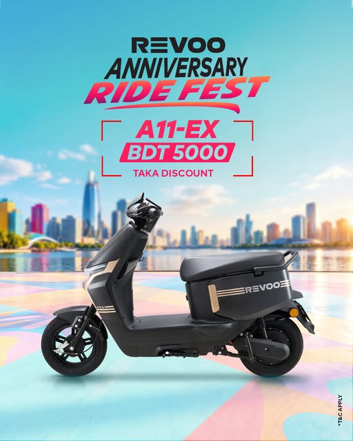 BDT 5,000 Discount on A11-EX Electric Bike at Revoo