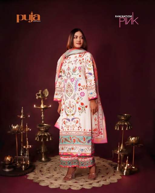 10% OFF with Privilege Card at Raw Nation Pink puja collection