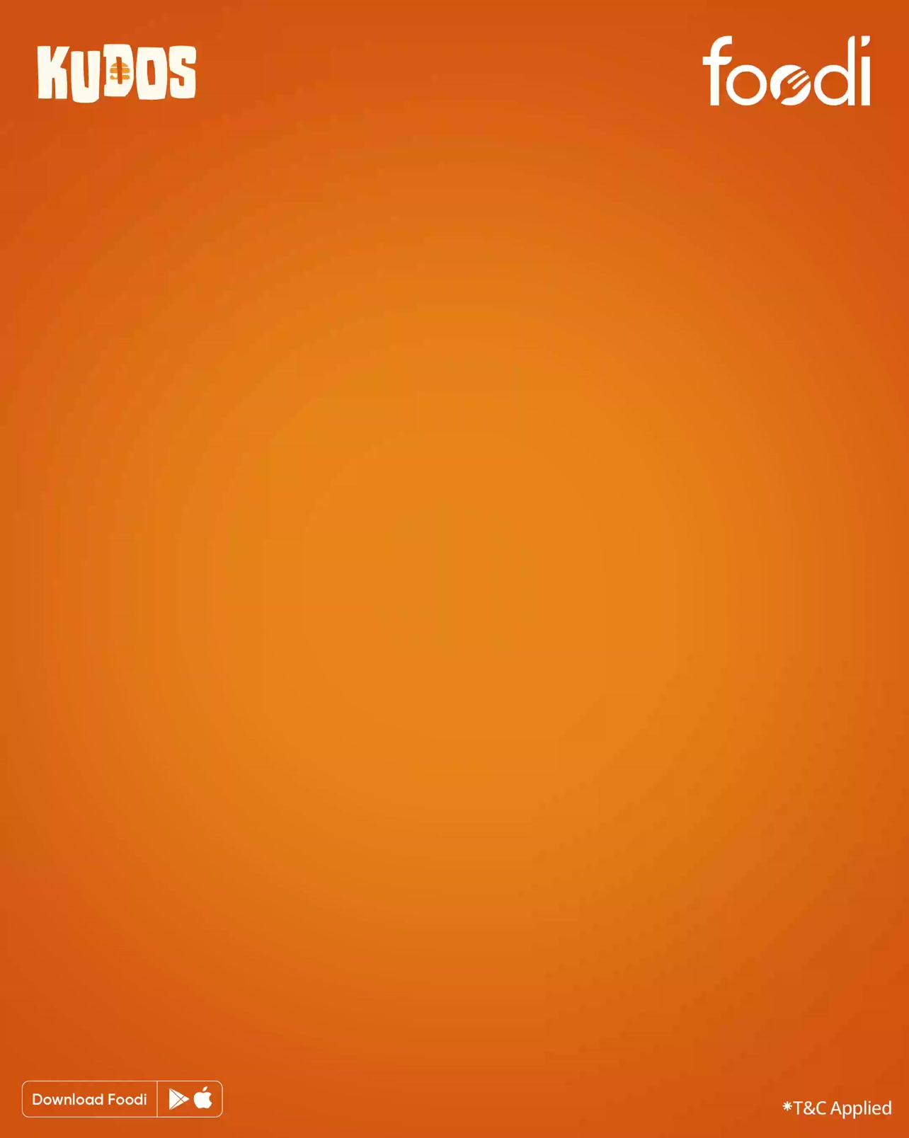 Kudos Super Saver: 20% OFF on Foodi App + Thursday Happy Hour