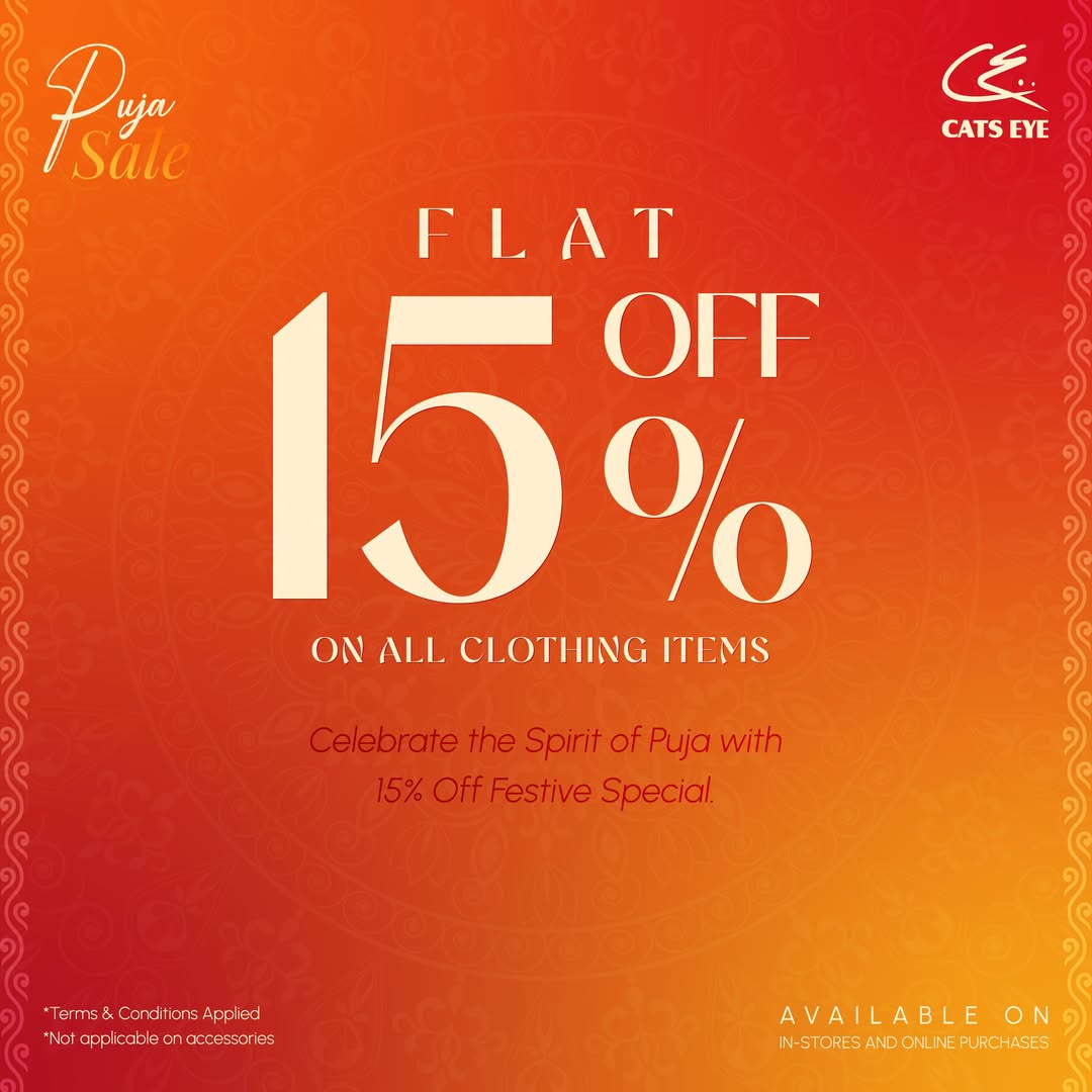 Flat 15% OFF