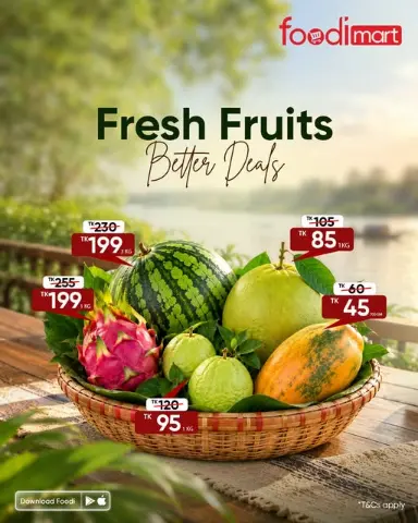 Foodi Mart Fresh Fruits — Special Prices