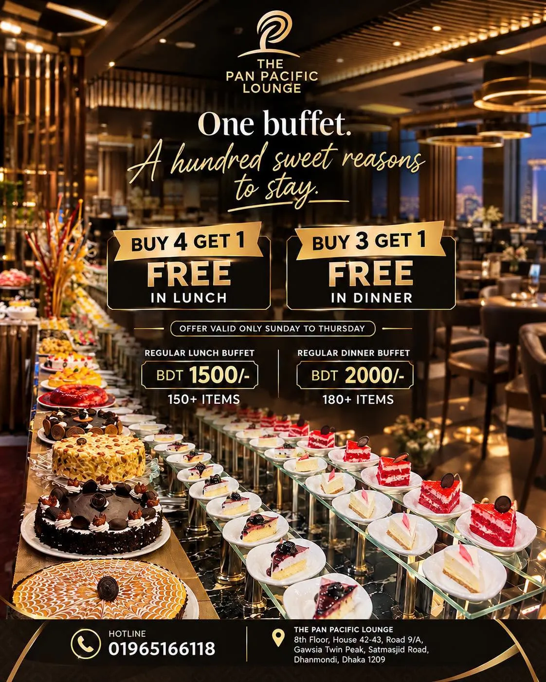 Buy 4 Get 1 Free Lunch & Buy 3 Get 1 Free Dinner