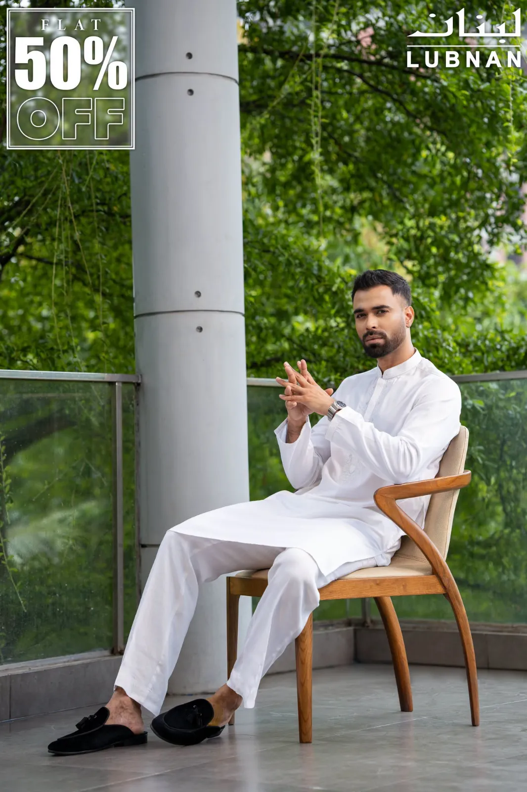 Flat 50% Off on LUBNAN Panjabi