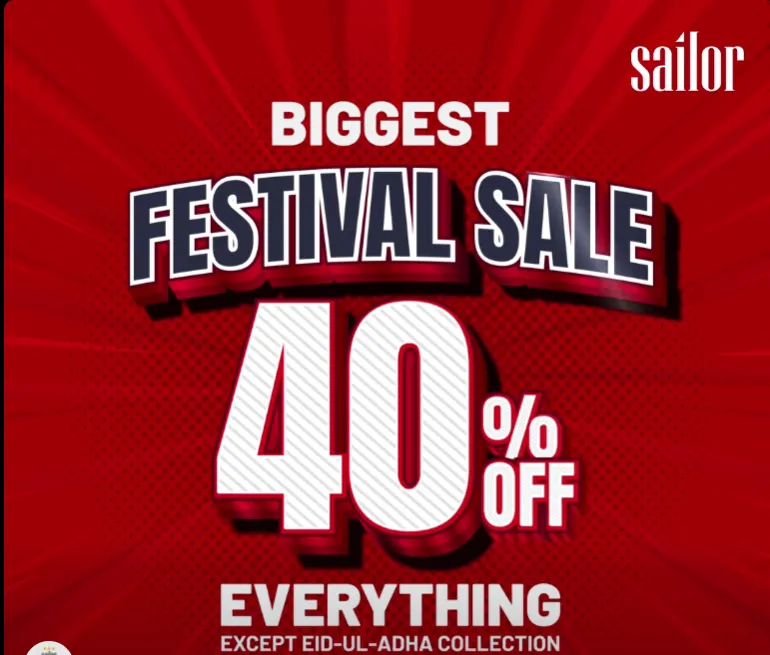 40% off on everyting