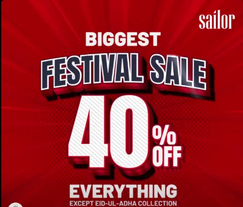 40% off on everyting