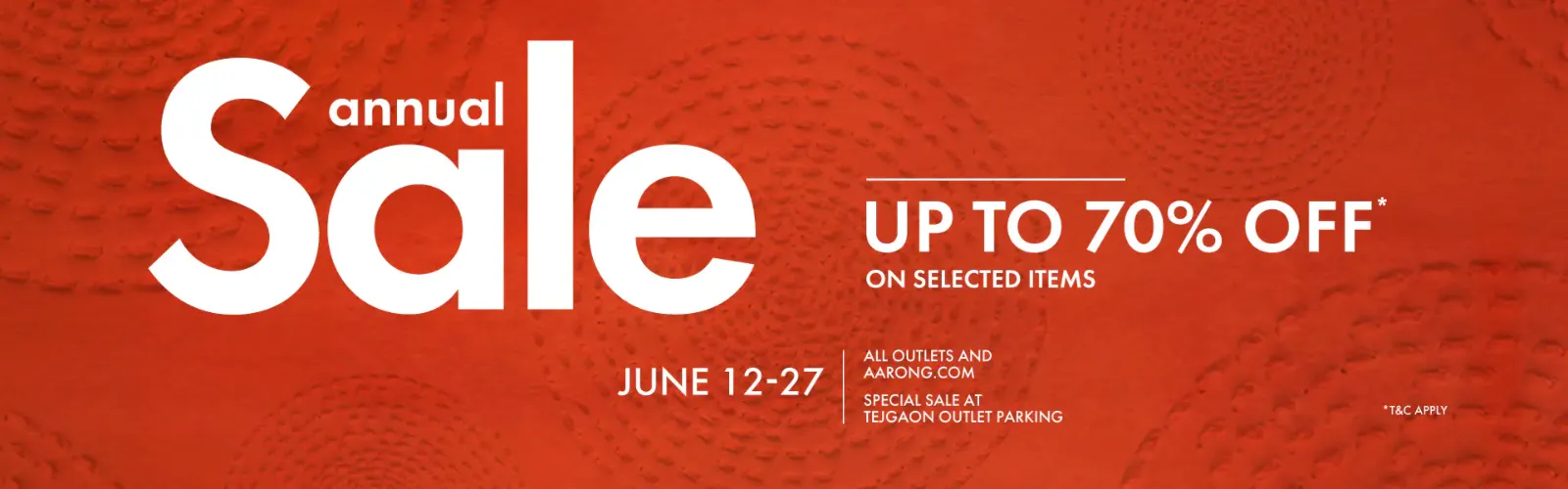 Aarong Annual Sale 2026